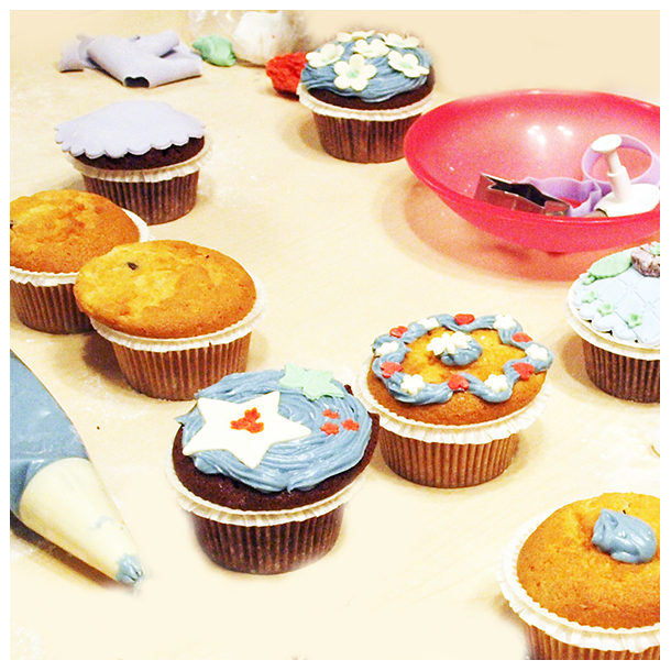 VIRTUELT KURSUS: CUPCAKES MED FINT PYNT