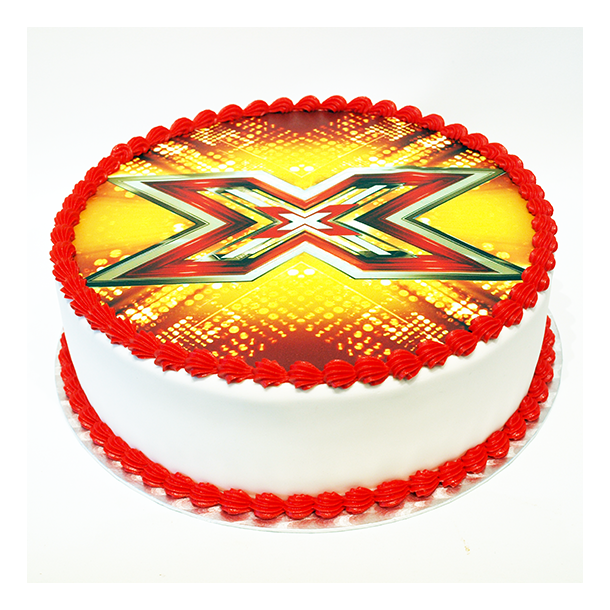 Firmakage med X-Factor logo
