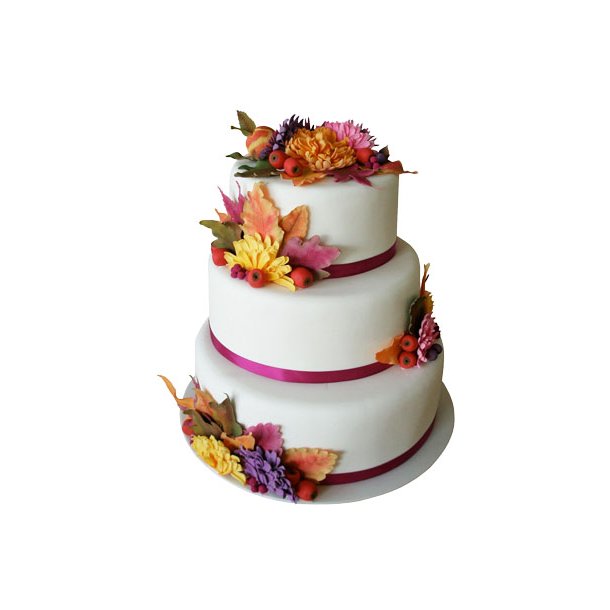 Festkage med efter&aring;rsblomster
